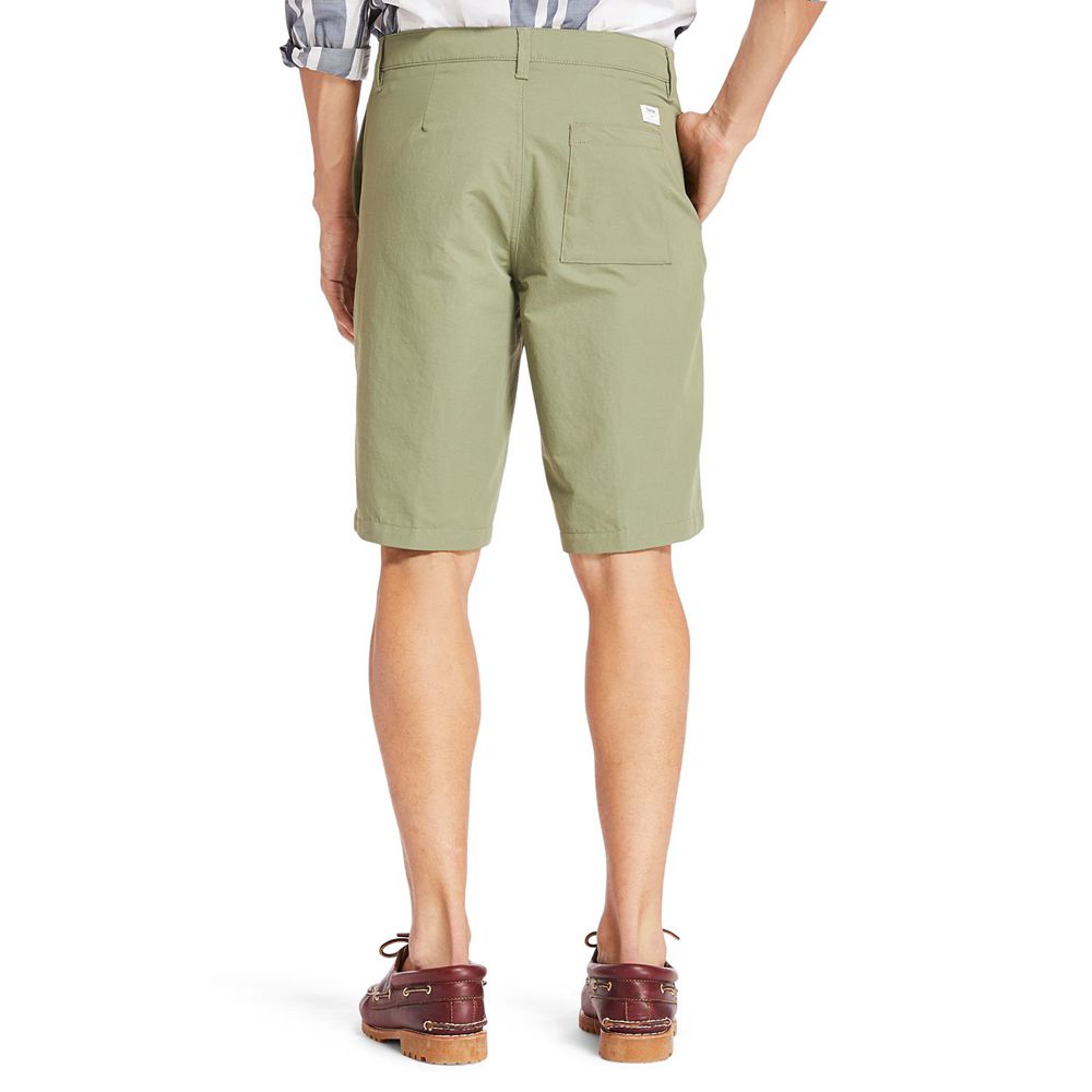 Bermudas Masculino - Timberland Tarleton Lake Relaxed Twill - OBCZT5490 - Verdes